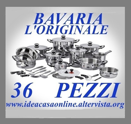 Batteria pentole bavaria - batteria,