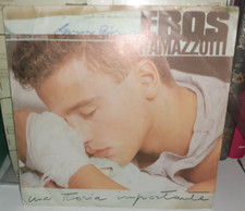 DISCO VINILE EROS RAMAZZOTTI 45 GIRI 1985 UNA STORIA IMPORTANTE,RESPIRO NEL BLU