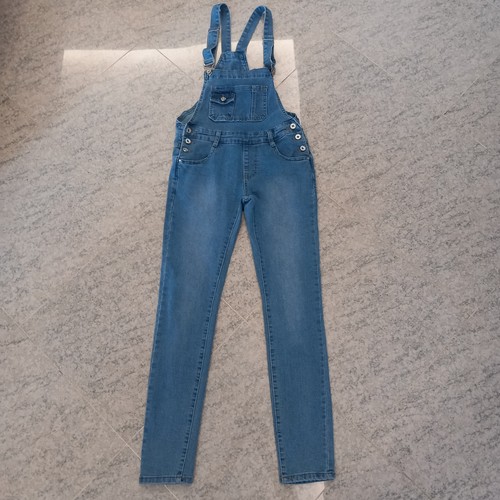 Salopette jeans ragazza - e,