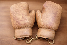 Guantoni da boxe vintage in