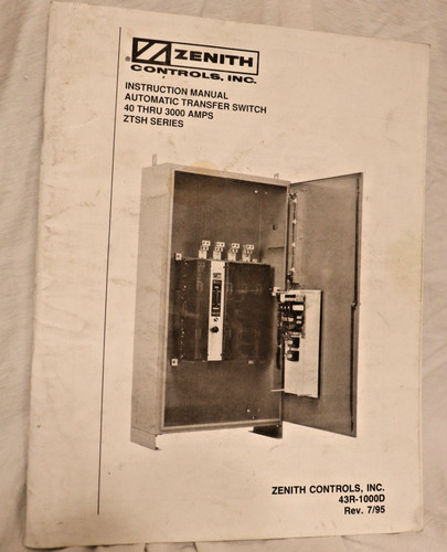 43r 1000d zenith controls - 43r-1000d,