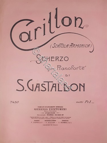 Spartito carillon scherzo - spartito,