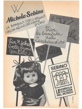 Pubblicità anni 70 Bambole Sebino Michela Zecchino D'Oro