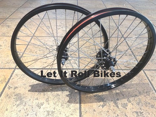 Set cerchi lega bmx neri - bmx,