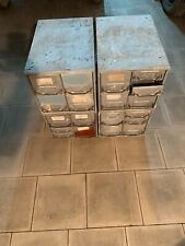 repair part cabinet cassettiera ufficio metallo 4 pezzi arredo antico