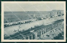 Rimini Riccione Città Giardino Cabine Tende Spiaggia cartolina RT2955