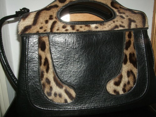 Borsa borsetta pochette - borsa, fur