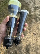 Coppia di tubi a raggi catodici vintage 3FP7 e 2BP1 North American Phillips Co