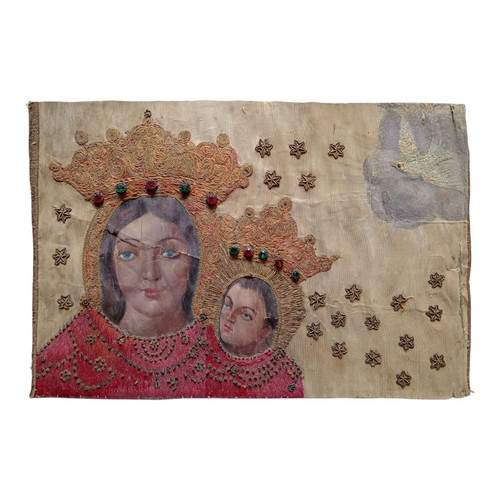 Antico scapolare ex voto - scapolare,