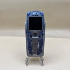 Cellulare Nokia 6820a flip grigio e blu rare phone vintage No Batteria