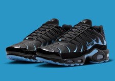 NIKE - TN AIR MAX PLUS - SCARPE SPORTIVE UOMO - BLACK & UNIVERSITY BLUE