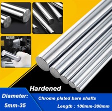 Albero Lineare Dia.=5mm~32mm Cromato Temprato Barra Tonda Acciaio Asta Liscia