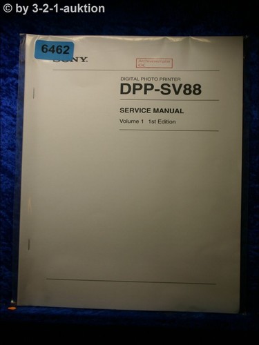 Sony service manual dpp sv88 - manual,