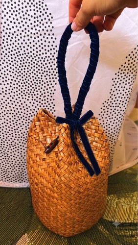 Borsa paglia manico - borsa,