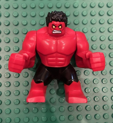 Lego red hulk minifigure - lego,