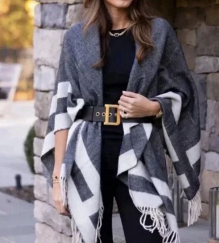 Poncho coperta nuovo con