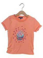 T-shirt bambino CUBE ATTENTION arancione a pois cupcake taglia 116/122 casual