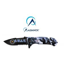 Coltello Albainox Swat 3D cm 8.2 Caccia Pesca Bosco Scout