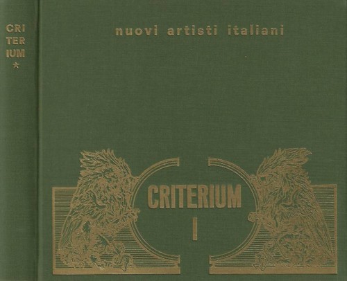 Criterium nuovi artisti - criterium.,