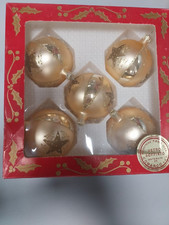 5 palline di Natale vintage