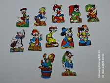 figurine MIO LOCATELLI PLASTECO PAPERINO E LE MASCHERE formaggino vintage