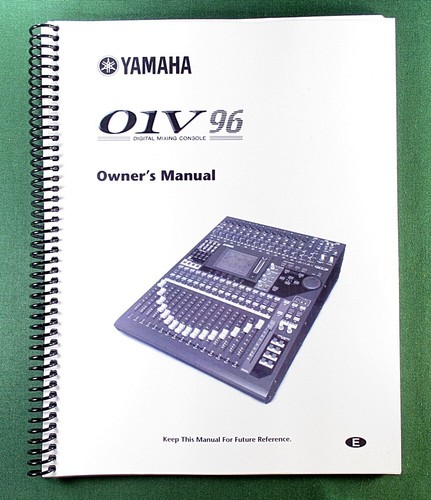 Yamaha 01v96 instruction - yamaha,