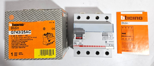 Bticino btdin g743 25ac - btdin, g743/25ac