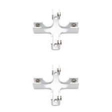  2 Pieces Glass Shelf Bracket Support Clamp Mounting Brackets Corner Clamps