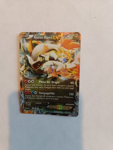 Carta pokemon kyurem - carta, bianco
