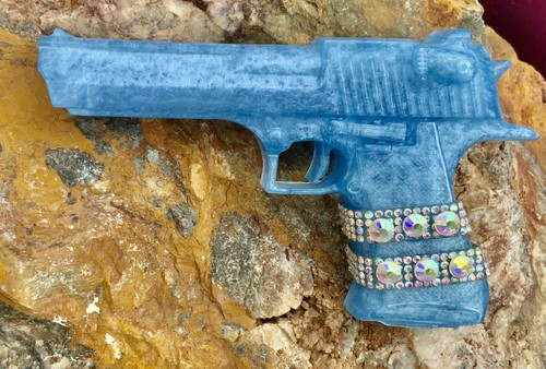Gun art object desert - art,