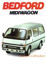 Brochure Depliant Bedford Midiwagon 8 posti 1986 Italiano