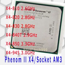 AMD Phenom II X4 810 X4 820 X4
