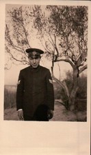 FOTO ANNI '40 - PILOTA REGIA MARINA IN DIVISA SCURA - 