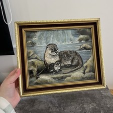 Dipinto ad olio con cornice