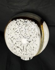 Ricambio sfera Plafoniera/Lampada 70' Mazzega/Reggiani/Murano H.36Cm