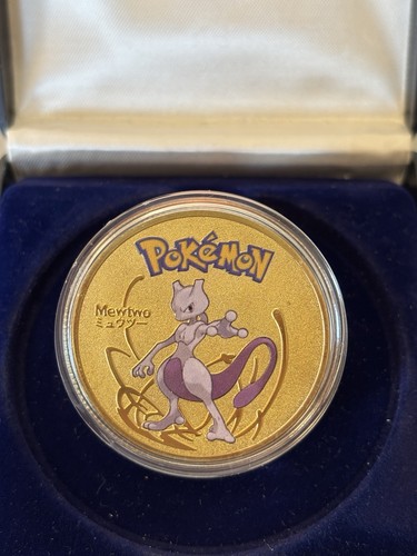 Pokemon mewtwo oro moneta - mewtwo,