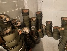 10 Elmetti M33 Bellici-Autentici E Marchiati AT Lotto Esclusivo- Collezionismo