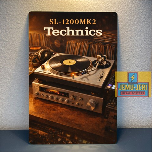 Technics 1200mk2 poster - sl-1200mk2,