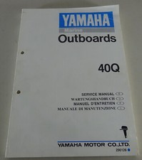 Manuale Officina/Istruzioni di Manutenzione Yamaha Fuoribordo 40Q Stand 08/