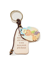 Bomboniera Porta chiavi Prima Comunione legno