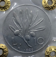 RARO 10 LIRE ULIVO  1946
