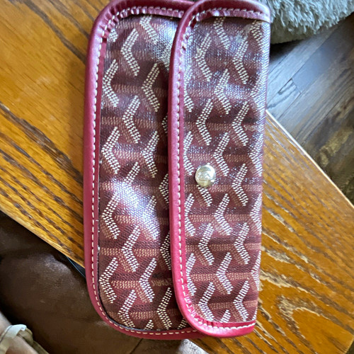 Goyard burgundy white - goyard,