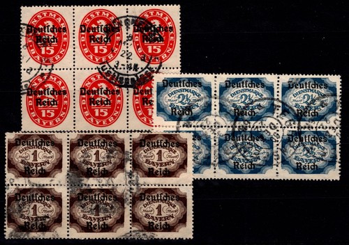 Francobolli servizio impero - di,