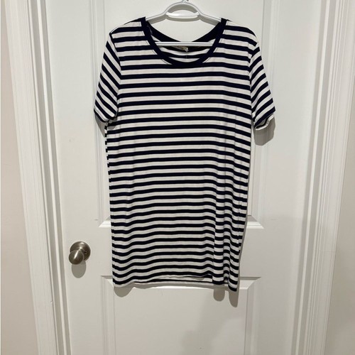 Mini abito righe bianco - a,