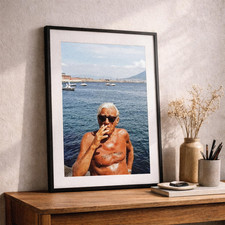 Poster Tatuaggio Uomo Con