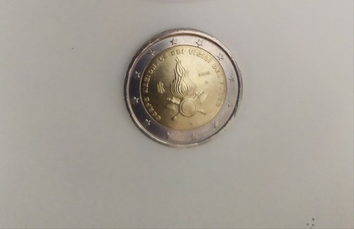 Moneta euro dei vigili - euro,