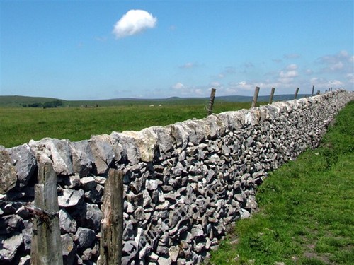 Photo 6x4 dry - stone, wall
