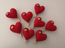 SEGNAPOSTO CHIUDIPACCO CUORE CON DECORO IN LEGNO MATRIMONIO,EVENTI FESTA NATALE