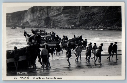 Cartolina nazare oeste - nazare,