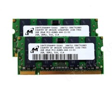 Per Micron 4 GB 2x 2 GB DDR2